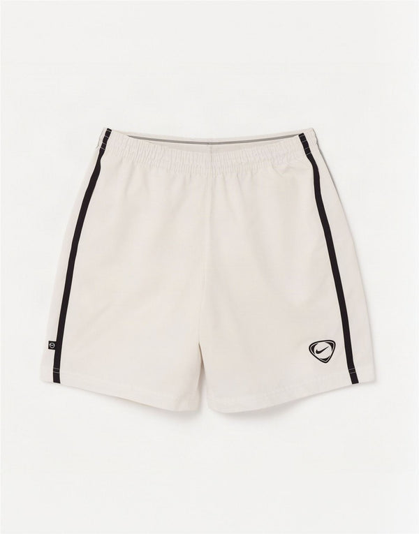 Shorts esportivos masculinos Nike UK 31/33 médio branco poliéster