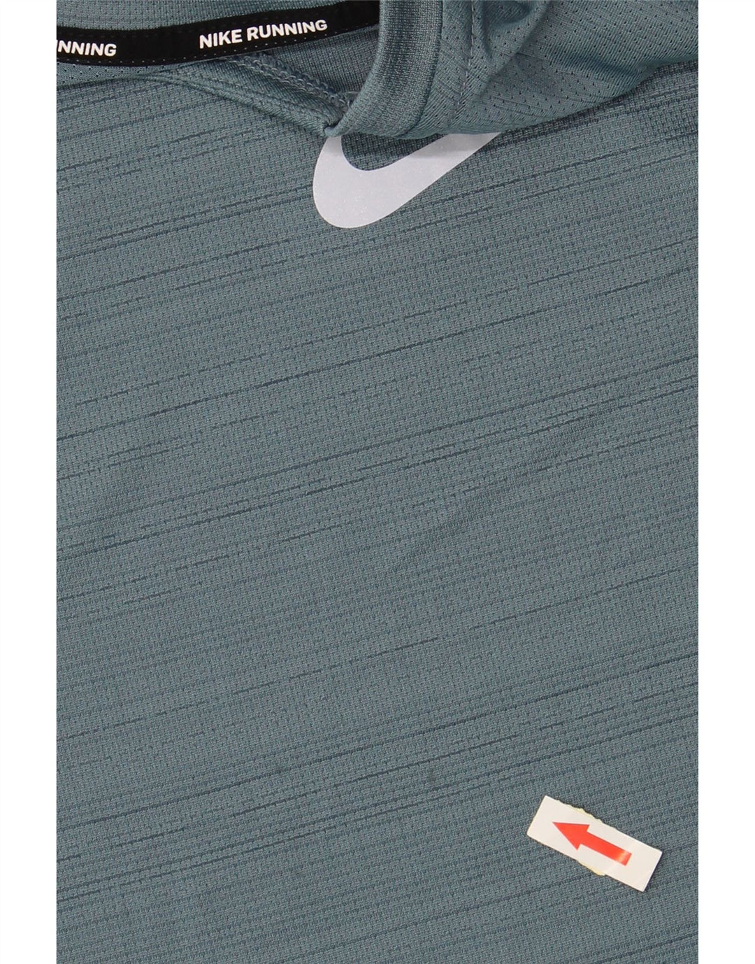 NIKE Masculino Dri Fit Top Manga Longa Médio Azul Pinstripe Poliéster