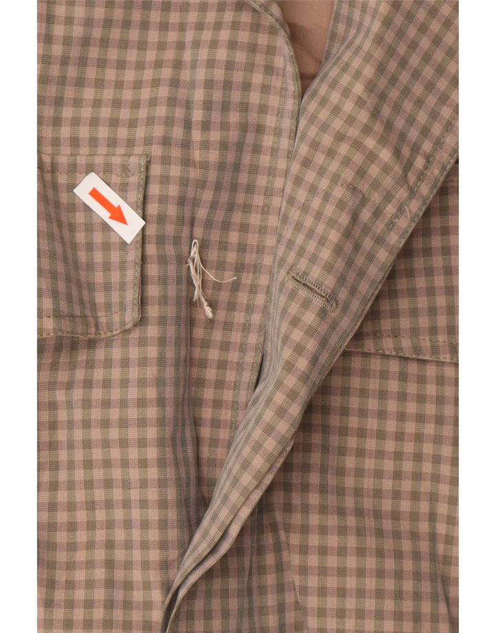 Sportman Mens Bomber Jacket UK 38 Medium Grey Check