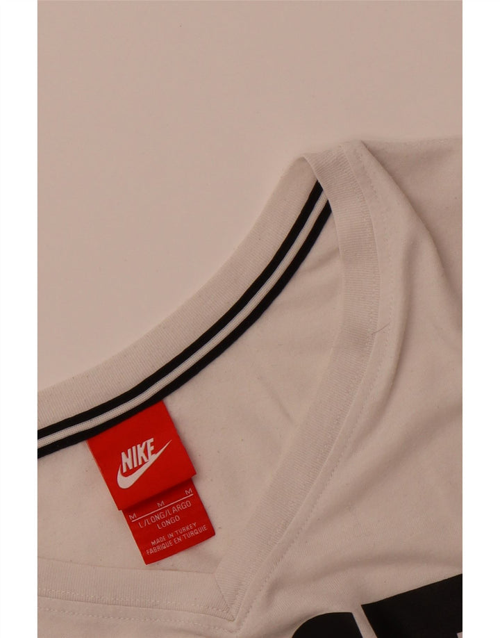 Camiseta Nike Feminina Graphic Top UK 14 Médio Off White