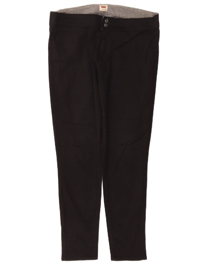 Calça feminina casual slim Levi's W34 L27 preta