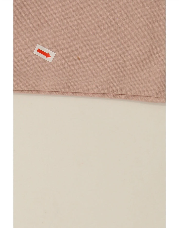 NIKE Womens Oversized Zip Neck Sweatshirt Jumper UK 6 XS Pink Cotton Vintage Nike and Second-Hand Nike from Messina Hembry 