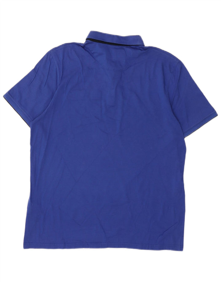 Camisa polo masculina TED BAKER tamanho 5 XL algodão azul