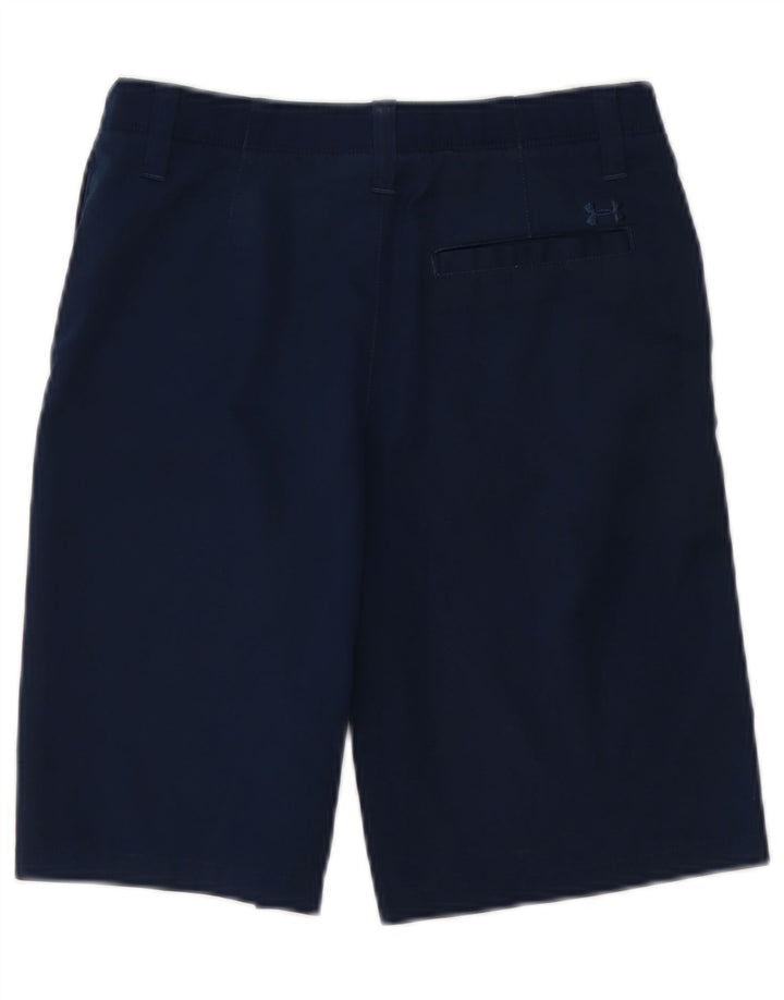 UNDER ARMOUR Boys Chino Shorts 13-14 Anos W28 Azul Marinho