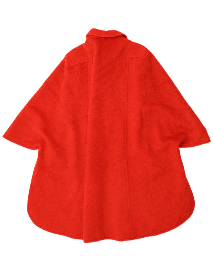 Casaco Poncho Feminino Vintage Tamanho Único Vermelho