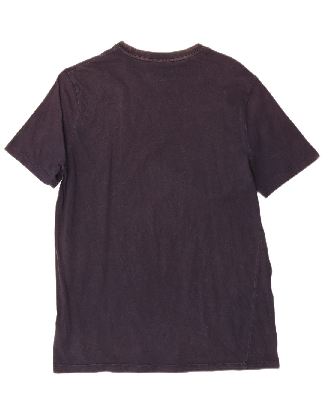 Guess Camiseta masculina regular com estampa gráfica grande de algodão azul marinho