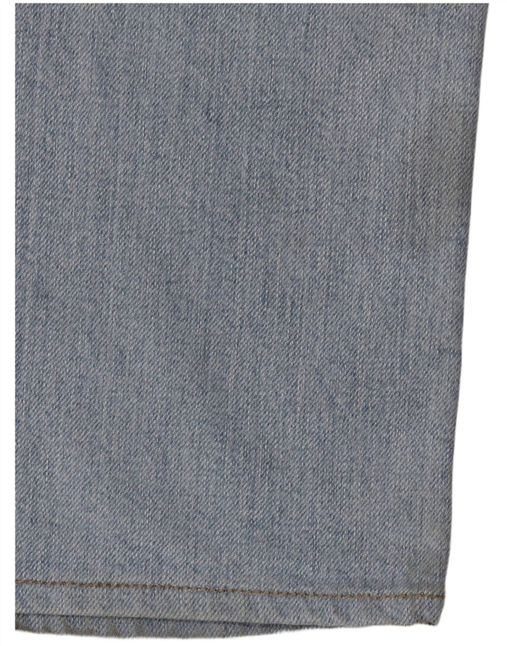 J. Crew Masculino 770 Straight Jeans W34 L32 Azul Algodão