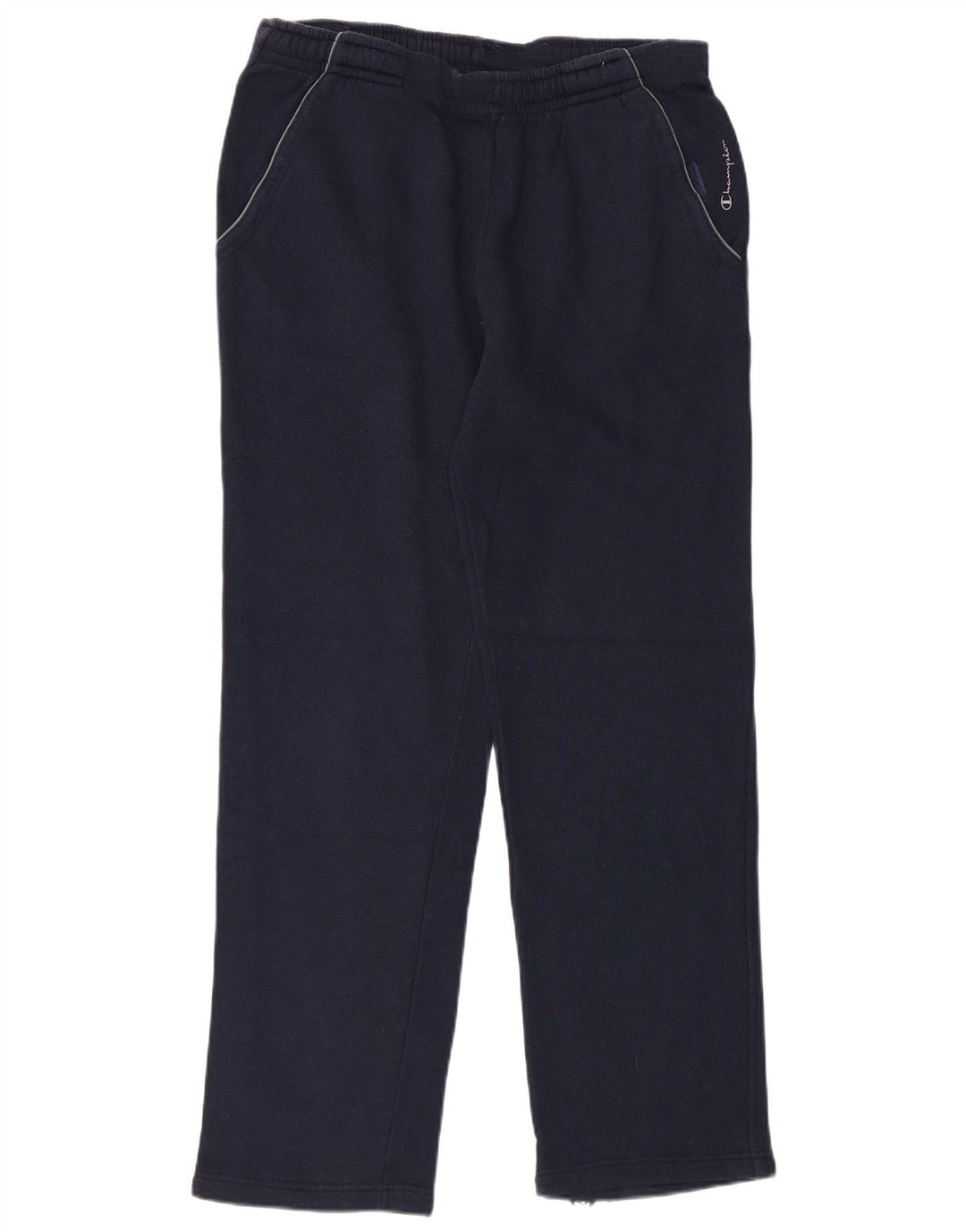 Calça de treino masculina Champion pequena azul marinho algodão
