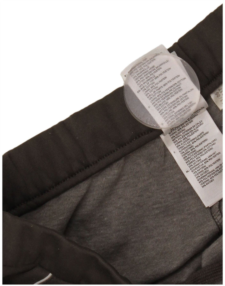 Calça de treino feminina Adidas UK 16 grande cinza poliéster