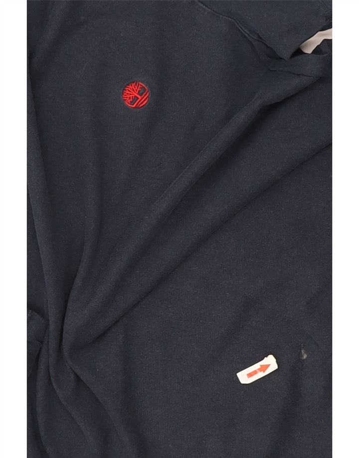 Camiseta masculina Timberland Slim Fit Top Médio Algodão Azul Marinho