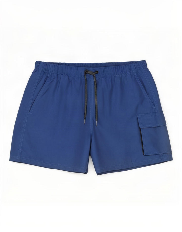 Shorts de natação masculino Nike médio azul poliéster