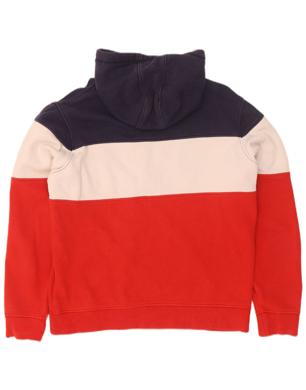 Fila Mens Graphic Hoodie Jumper Médio Multicolorido Colorblock Algodão
