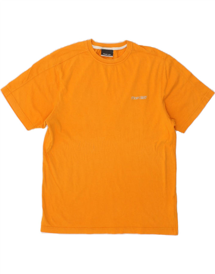 REEBOK Mens T-Shirt Top Small Orange Cotton Vintage Reebok and Second-Hand Reebok from Messina Hembry 