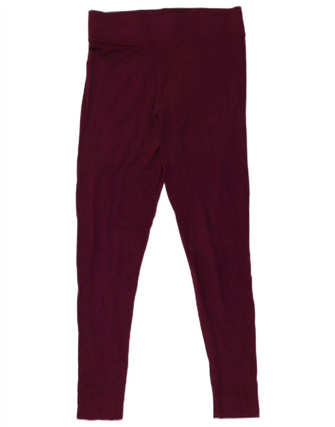 Leggings femininas Marks & Spencer Reino Unido 10 pequenas viscose cor de vinho