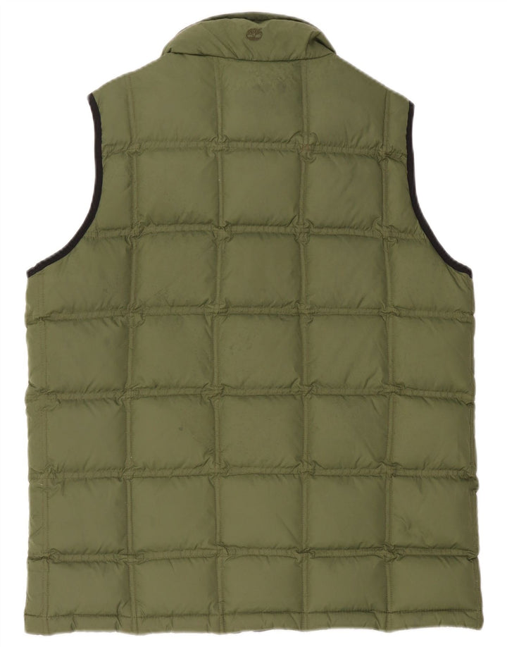 Colete acolchoado masculino Timberland UK 40 grande verde