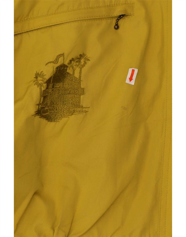 Jaqueta corta-vento feminina HEAD oversized UK 20 2XL amarelo