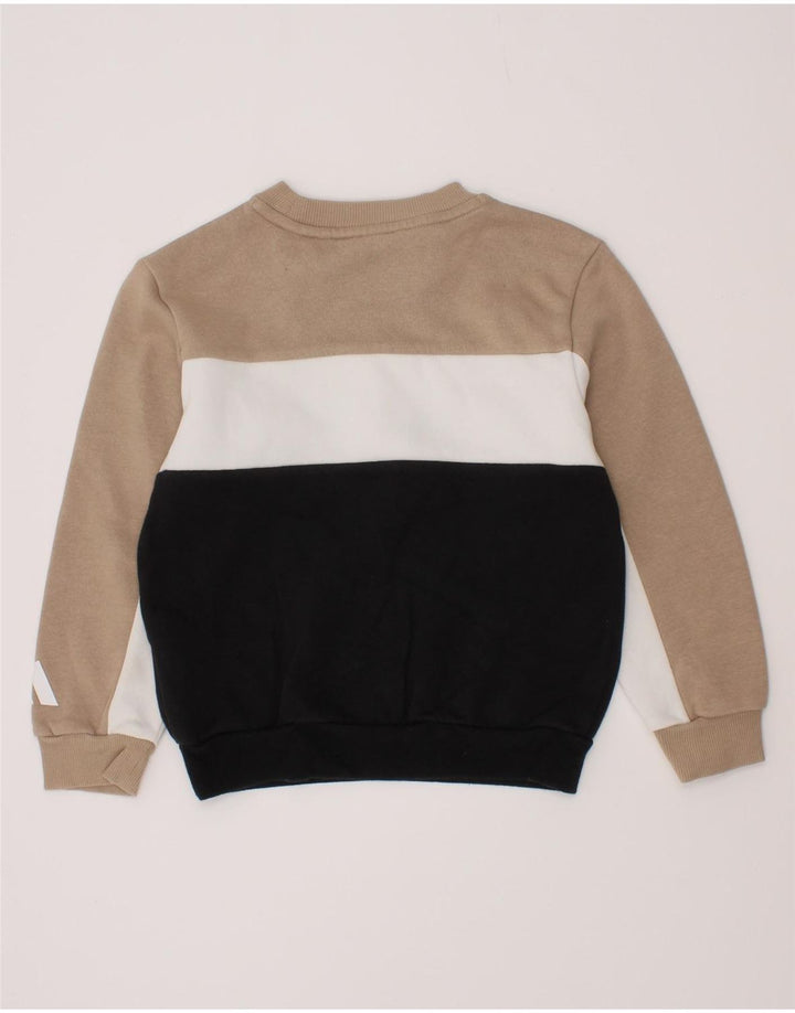 Adidas Meninos Moletom Gráfico Jumper 3-4 Anos Colorblock Multicolorido