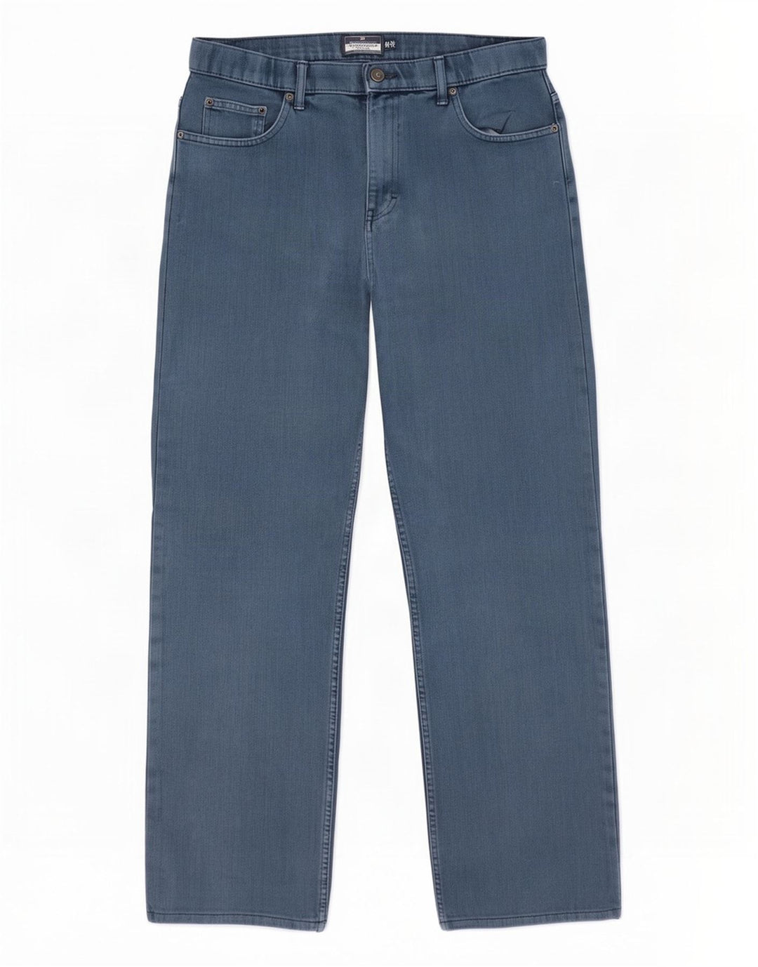 Calça jeans masculina Marks & Spencer Blue Harbor Straight W34 L31 algodão marinho