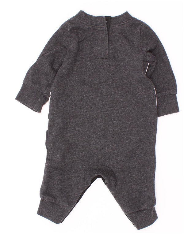 Macacão Nike Baby Boys Graphic Manga Longa 0-3 Meses Algodão Cinza