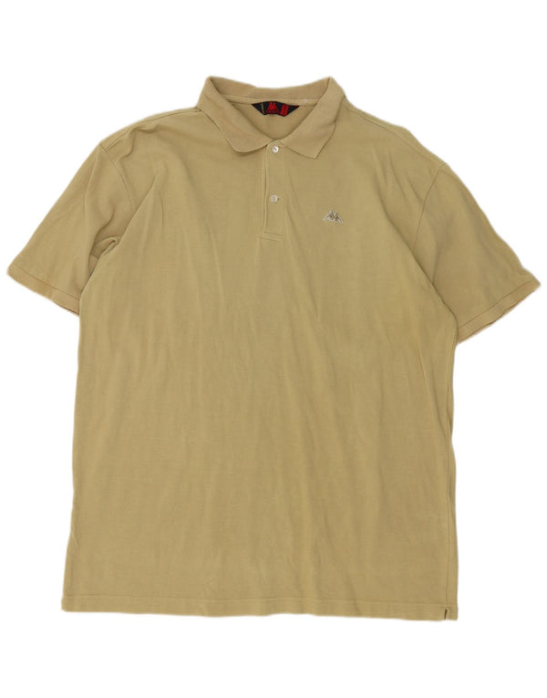 Camisa polo masculina Kappa 2XL algodão bege