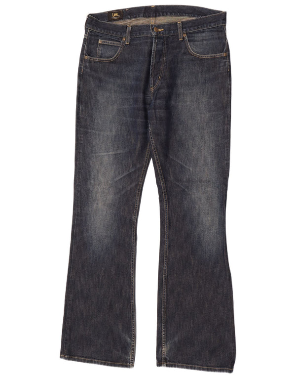 Lee Mens Denver Bootcut Jeans W36 L34 Azul Algodão