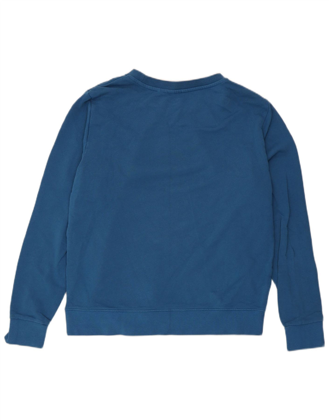 Wrangler moletom gráfico feminino jumper UK 14 algodão azul médio