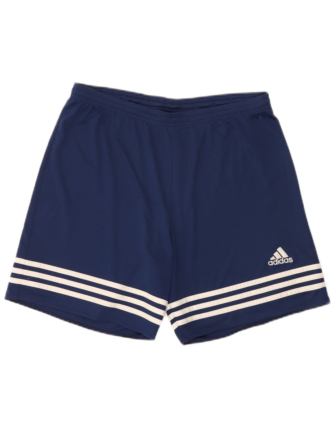 Shorts esportivos masculinos Adidas Climalite grandes poliéster azul marinho