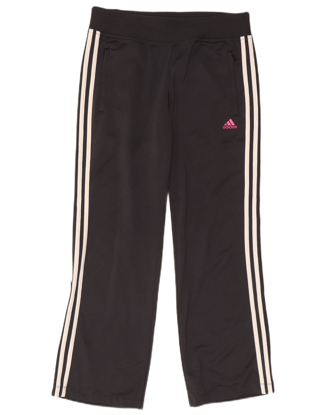Calça de treino feminina Adidas UK 14 poliéster cinza médio