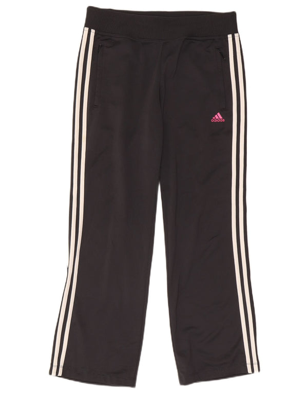 Calça de treino feminina Adidas UK 14 poliéster cinza médio