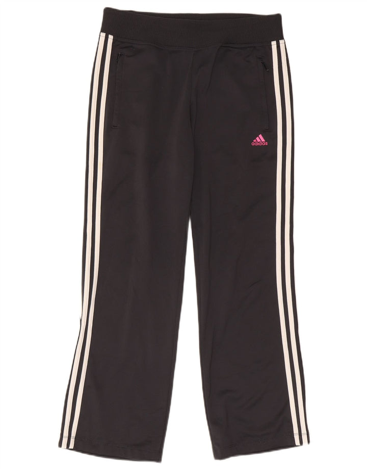 Calça de treino feminina Adidas UK 14 poliéster cinza médio