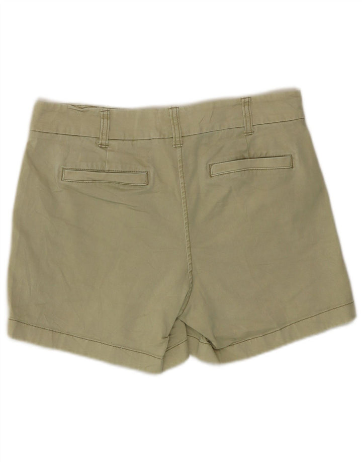 J. Crew Shorts Chino Feminino US 6 Médio W30 Algodão Cáqui