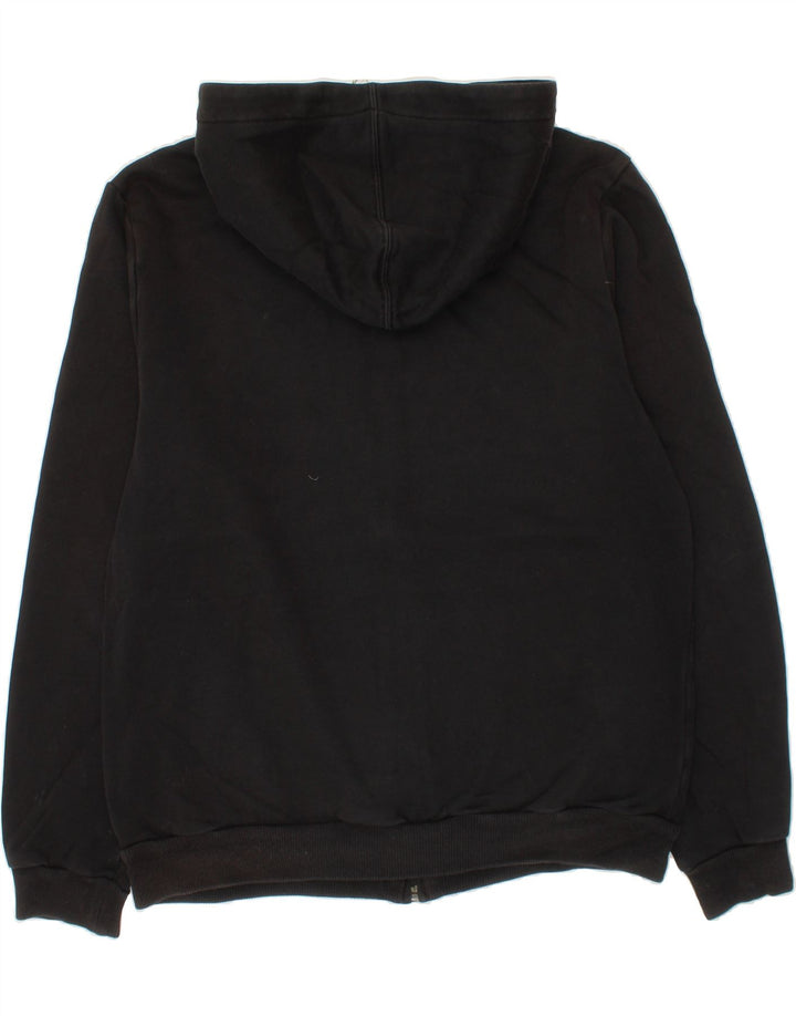 PUMA Boys Graphic Zip Hoodie Sweater 13-14 Years Black Cotton Vintage Puma and Second-Hand Puma from Messina Hembry 