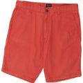 Joules Mens Chino Shorts W34 Grande Algodão Vermelho