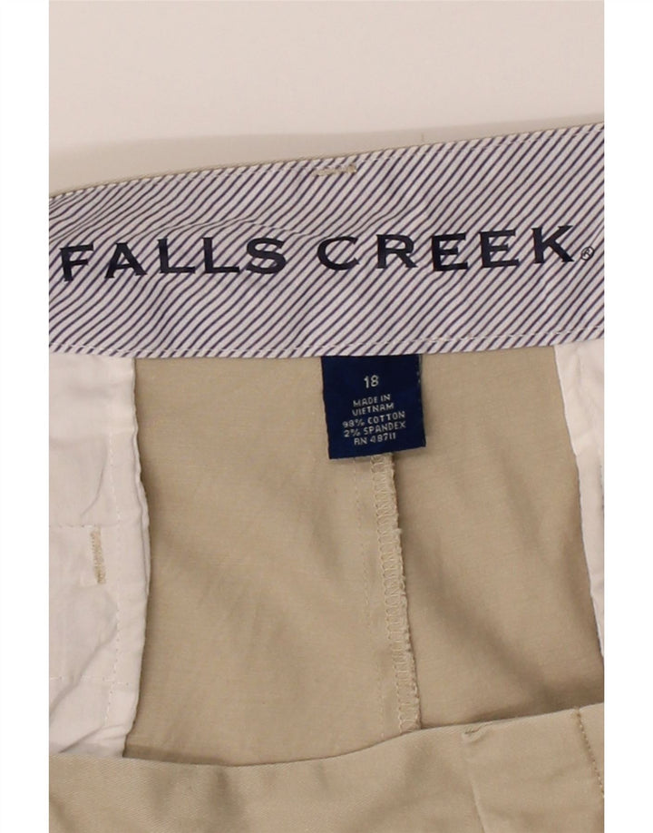 DICKIES Womens Chino Shorts US 18 2XL W38  Beige Cotton Vintage Dickies and Second-Hand Dickies from Messina Hembry 