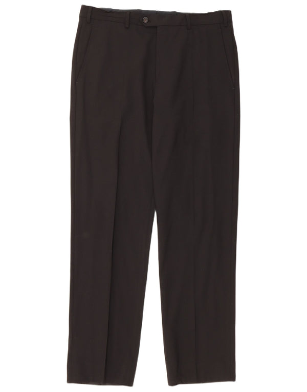 Calça de terno reto masculino Armani W32 L31 preta