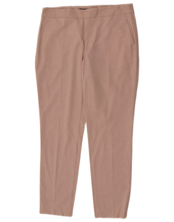 Calça skinny feminina Zara EU 38 pequena W28 L26 poliéster rosa