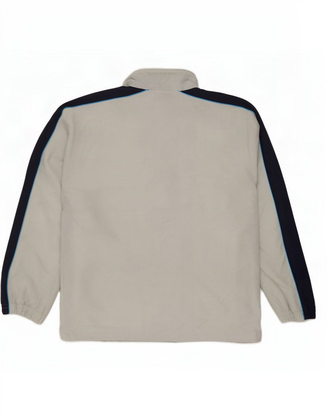 Jaqueta masculina de agasalho Champion grande bloco colorido branco
