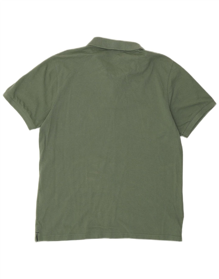 Camisa polo masculina North Sails algodão verde médio