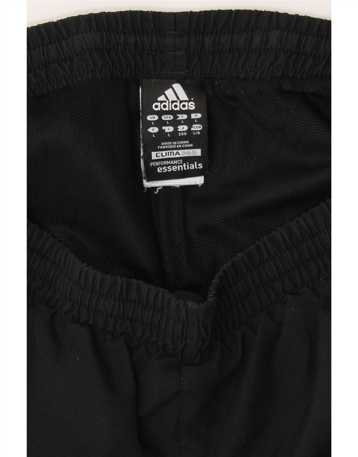 ADIDAS Mens Clima 365 Calças de treino Joggers Grande Poliéster Preto