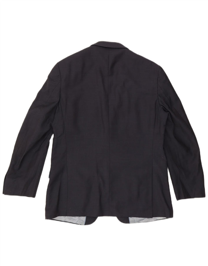 Jaqueta blazer masculina de 2 botões Marks & Spencer Reino Unido 38 azul marinho médio