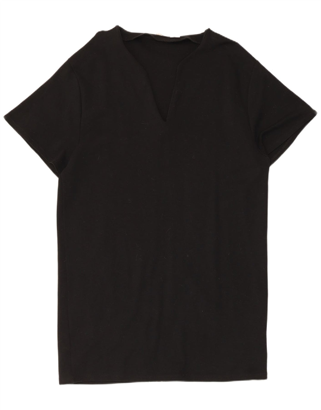 Vestido camiseta feminino Zara Reino Unido 14 médio preto