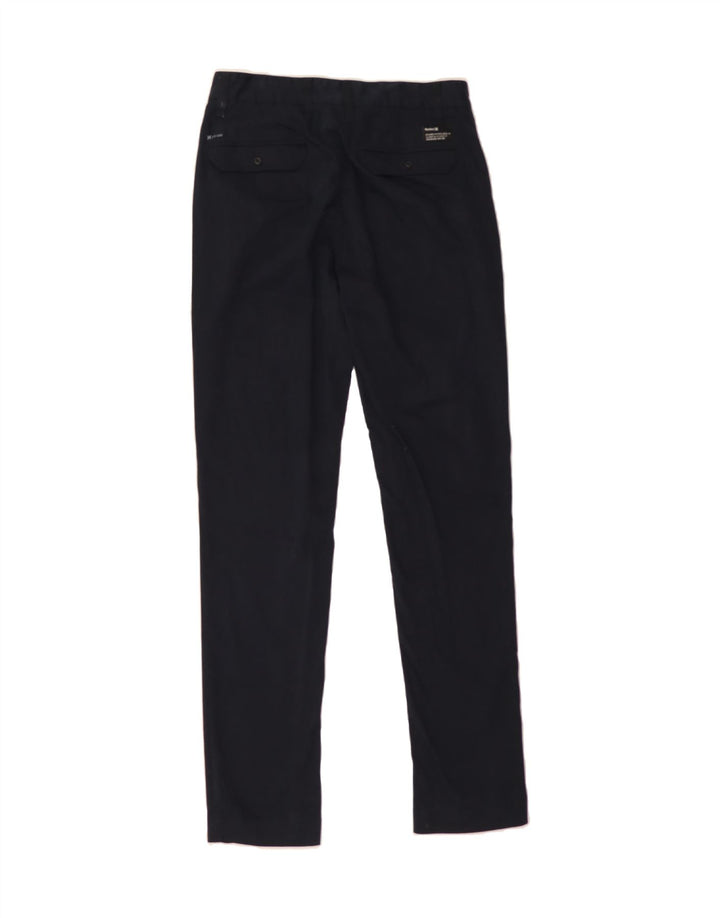 HURLEY Mens Slim Casual Trousers W29 L31  Black Cotton Vintage Hurley and Second-Hand Hurley from Messina Hembry 