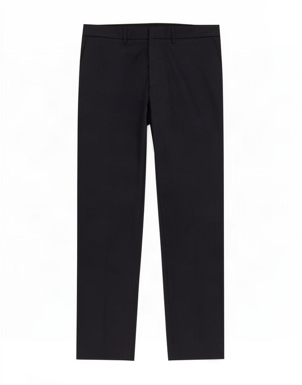 Calça casual masculina Marks & Spencer Slim Fit W34 L29 Poliéster azul marinho