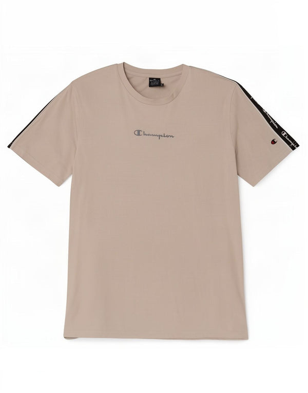Camiseta gráfica masculina Champion XL branco colorblock