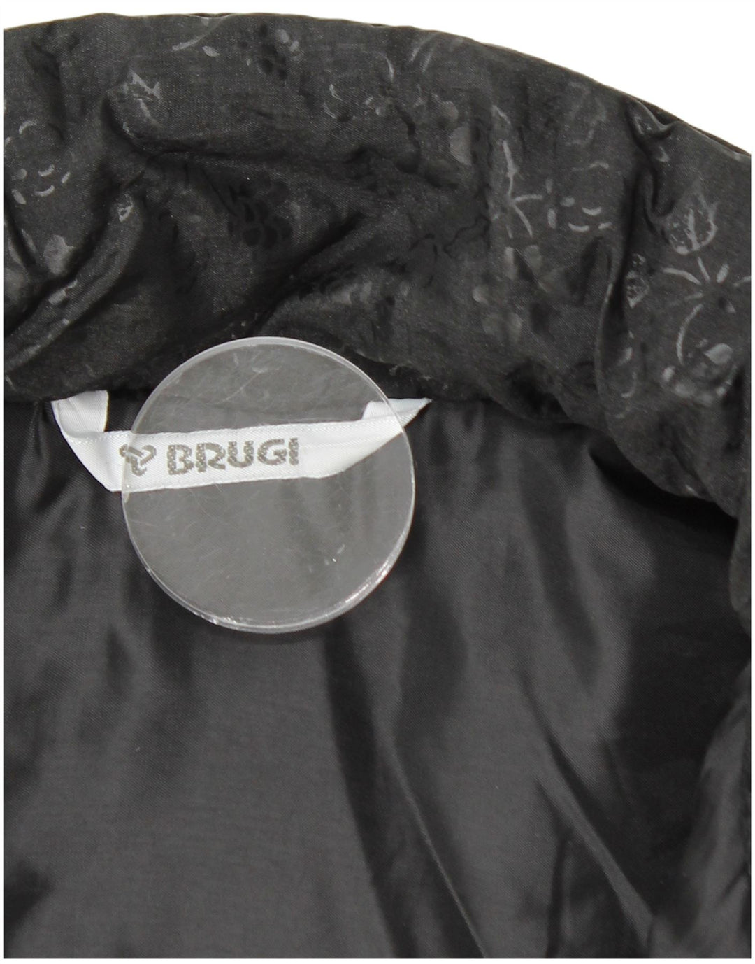 Jaqueta corta-vento feminina BRUGI de grandes dimensões Reino Unido 22 3XL preto floral