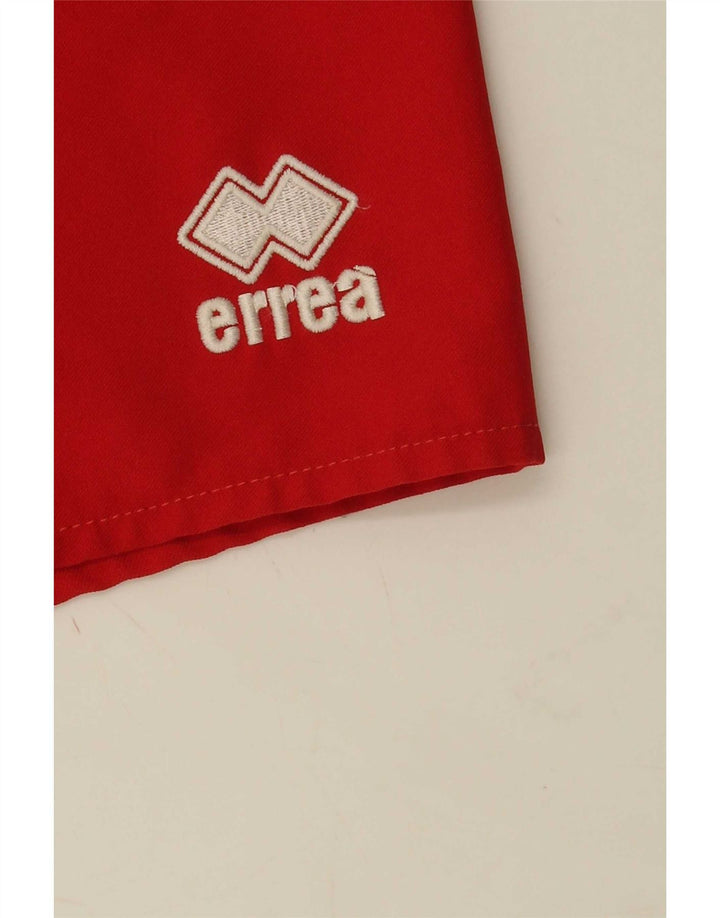 Errea Mens Sport Shorts Médio Vermelho