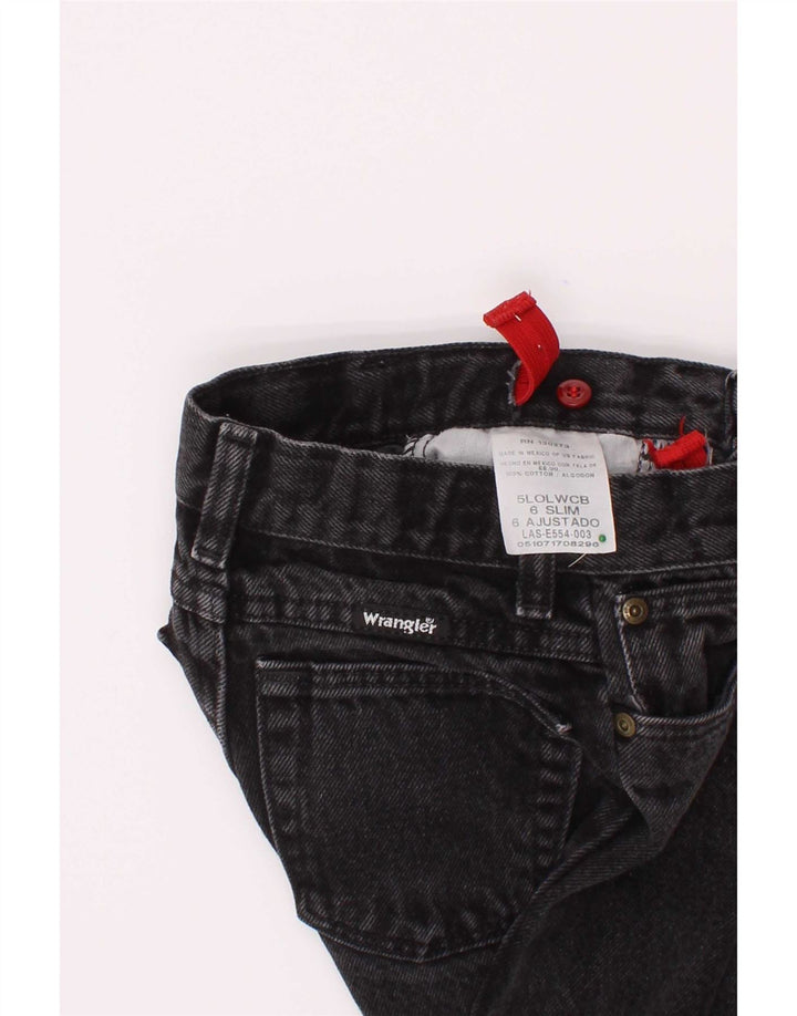 Jeans Wrangler Boys Slim 7-8 Anos W22 L20 Cinza Algodão