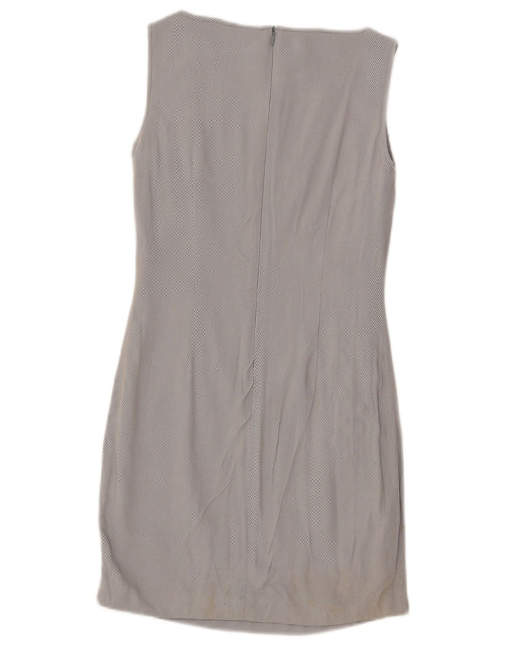 Vestido bainha feminino Max & Co. Reino Unido 8 pequeno cinza