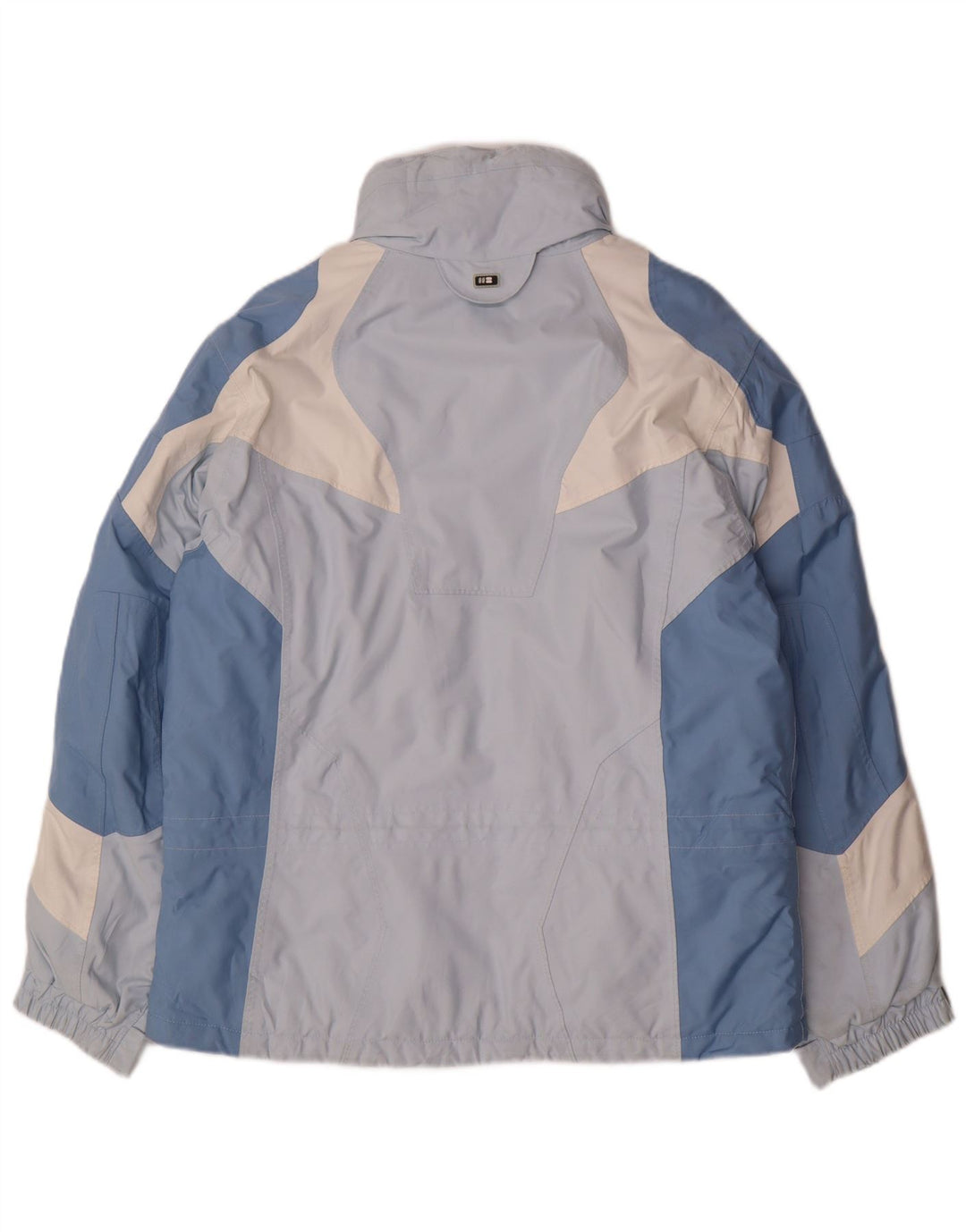 Revestimento de esqui das mulheres do destaque IT 46 grande poliéster azul de Colourblock