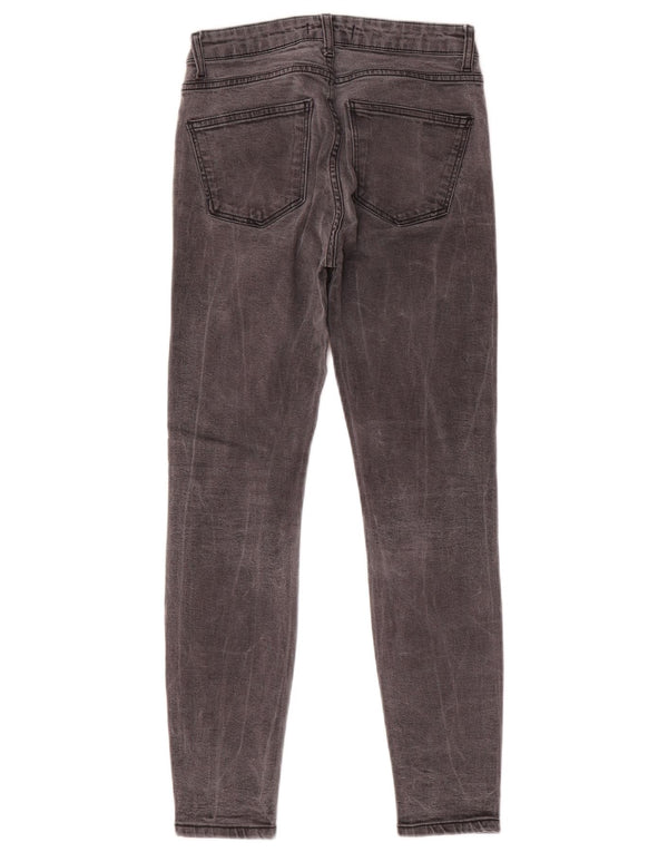 Zara Jeans Skinny Feminino EU 34 2XS W24 L26 Algodão Cinza